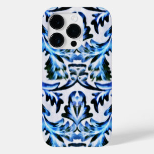Scrolled Leaf Blue Case-Mate iPhone 14 Pro Hülle