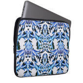 Scrolled Leaf Blue Laptopschutzhülle (Vorne Rechts)