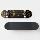 Scrolled Wood Guitar Skateboard (Horizontal)