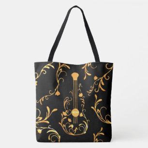 Scrolled Wood Guitar Tasche
