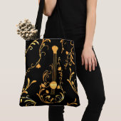 Scrolled Wood Guitar Tasche (Von Nahem)