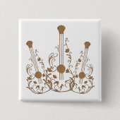 Scrolled Wood Guitars Button (Vorderseite)