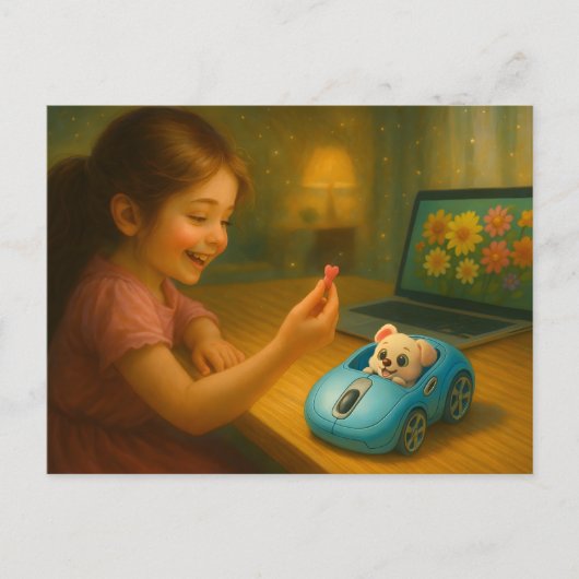 Scrollen Märchen. Postkarte (Vorderseite)