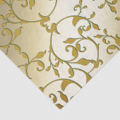 Scrollen von Gold-Blätter Seidenpapier (Ausschnitt)