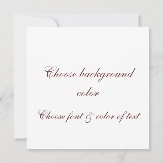 Scrollen von Wirbel Einladung (Rückseite)