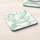 Scrollen von Wirbel Getränkeuntersetzer (Linke Seite)