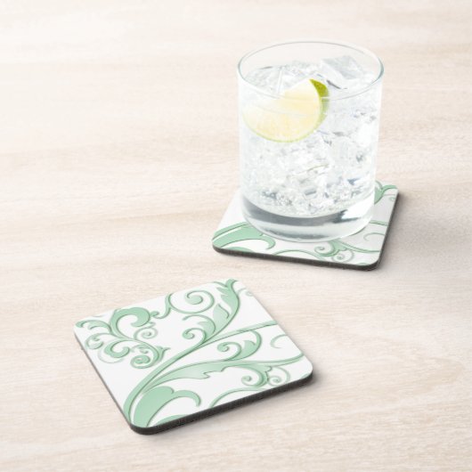 Scrollen von Wirbel Getränkeuntersetzer (Rechte Seite)