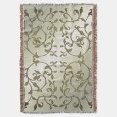 Scrolling Olive Blätter Decke (Vorderseite Vertikal)