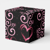 Scrolling Vine Hearherz - Liebhaber Box Geschenkschachtel (Rückseite)