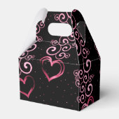 Scrolling Vine Hearts Gable Favor Box Geschenkschachtel (Rückseite)