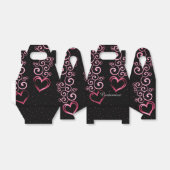 Scrolling Vine Hearts Gable Favor Box Geschenkschachtel (Ungefaltet)