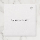 Scrolling Vine Wedding Degustationstafel, vielen D Geschenkanhänger (Rückseite)