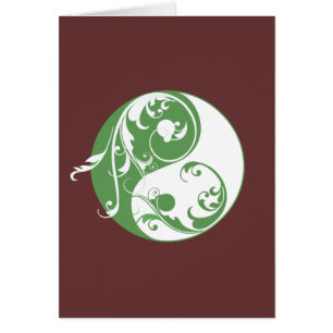 Scrolling Yin & Yang (grün)