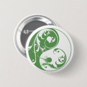 Scrolling Yin & Yang (grün) Button (Vorne & Hinten)