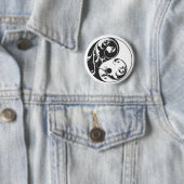 Scrolling Yin & Yang (schwarz) Button (Beispiel)
