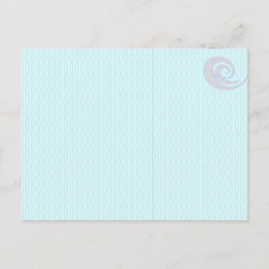 Scrolls № 1 Postkarte (Rückseite)