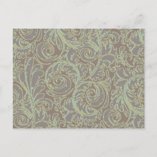 Scrolls № 6 Postcard Vorlage Postkarte (Vorderseite)