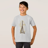 Scrolls und Eiffelturm T-Shirt (Vorne ganz)