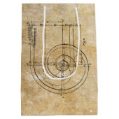 Scrollspalte Architektur Mittlere Geschenktüte (Rückseite)