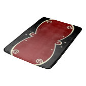 Scrollwork für klassische Stile Badematte (Schrägansicht)