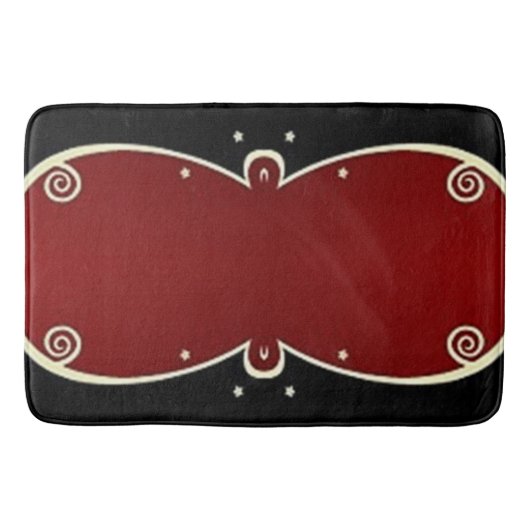 Scrollwork für klassische Stile Badematte (Vorderseite)