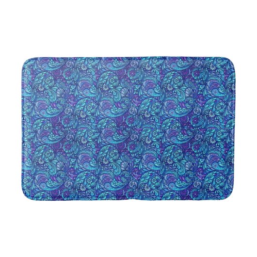 Scrollwork für klassische Stile Badematte (Vorderseite)