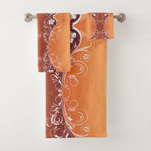 Scrollwork für klassische Stile Badhandtuch Set