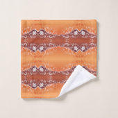 Scrollwork für klassische Stile Badhandtuch Set (Waschlappen)