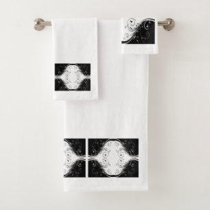 Scrollwork für klassische Stile Badhandtuch Set