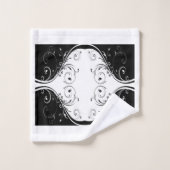 Scrollwork für klassische Stile Badhandtuch Set (Waschlappen)