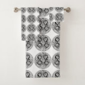 Scrollwork für klassische Stile Badhandtuch Set (Insitu)