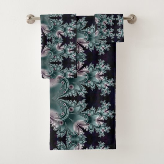 Scrollwork für klassische Stile Badhandtuch Set (Insitu)
