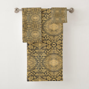 Scrollwork für klassische Stile Badhandtuch Set