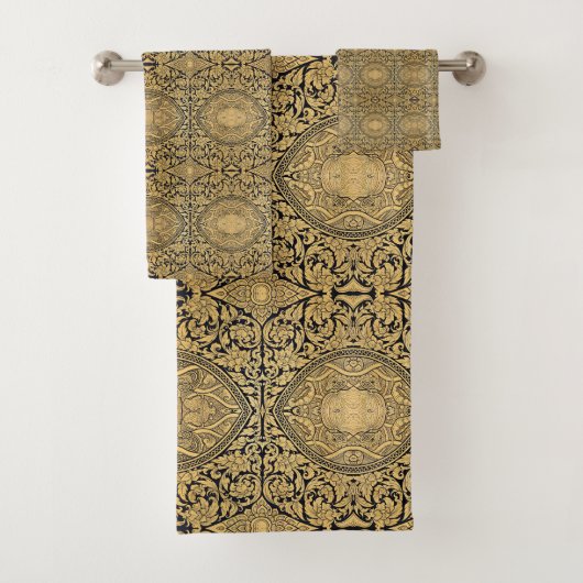 Scrollwork für klassische Stile Badhandtuch Set (Insitu)