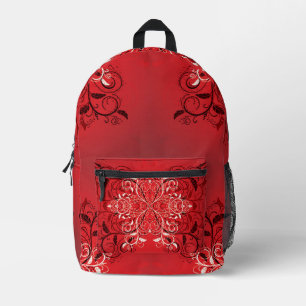 Scrollwork für klassische Stile Bedruckter Rucksack