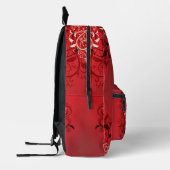 Scrollwork für klassische Stile Bedruckter Rucksack (Links)