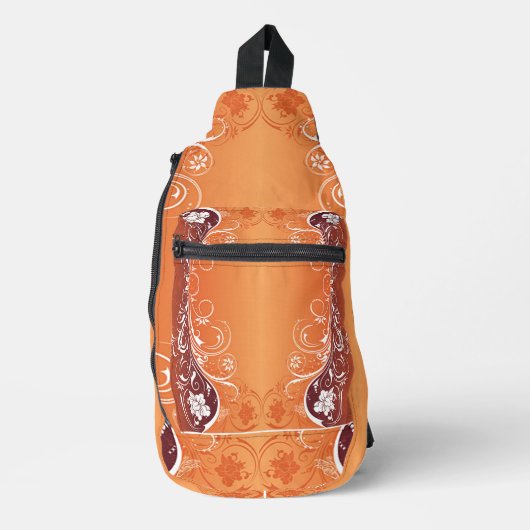 Scrollwork für klassische Stile Crossbody Bag (Vorderseite)