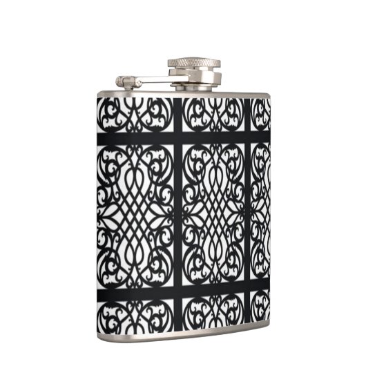 Scrollwork für klassische Stile Flachmann (Rechts)