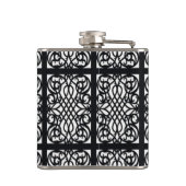 Scrollwork für klassische Stile Flachmann (Rückseite)