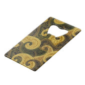 Scrollwork für klassische Stile Geldbeutel Flaschenöffner (Vorderseite Schrägansicht)