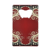 Scrollwork für klassische Stile Geldbeutel Flaschenöffner (Rückseite)