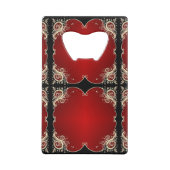 Scrollwork für klassische Stile Geldbeutel Flaschenöffner (Rückseite)