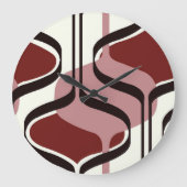 Scrollwork für klassische Stile Große Wanduhr (Vorderseite)