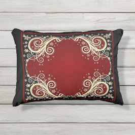 Scrollwork für klassische Stile Kissen Für Draußen