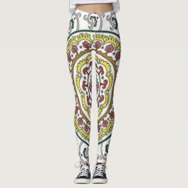 Scrollwork für klassische Stile Leggings