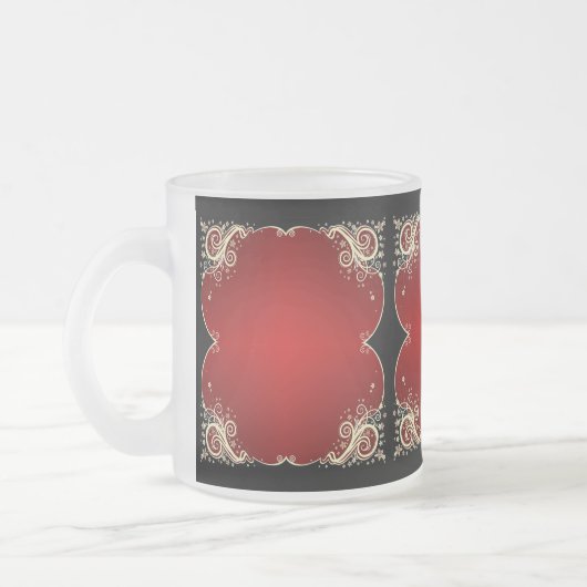 Scrollwork für klassische Stile Mattglastasse (Links)