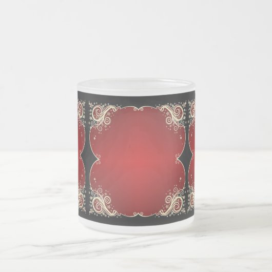 Scrollwork für klassische Stile Mattglastasse (Mittel)