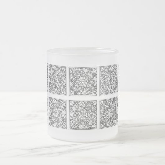 Scrollwork für klassische Stile Mattglastasse (Mittel)