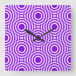 Scrollwork für klassische Stile Quadratische Wanduhr