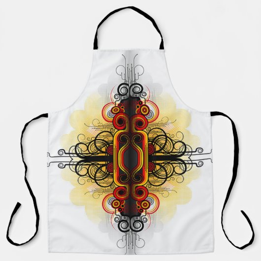 Scrollwork für klassische Stile Schürze (Vorderseite)